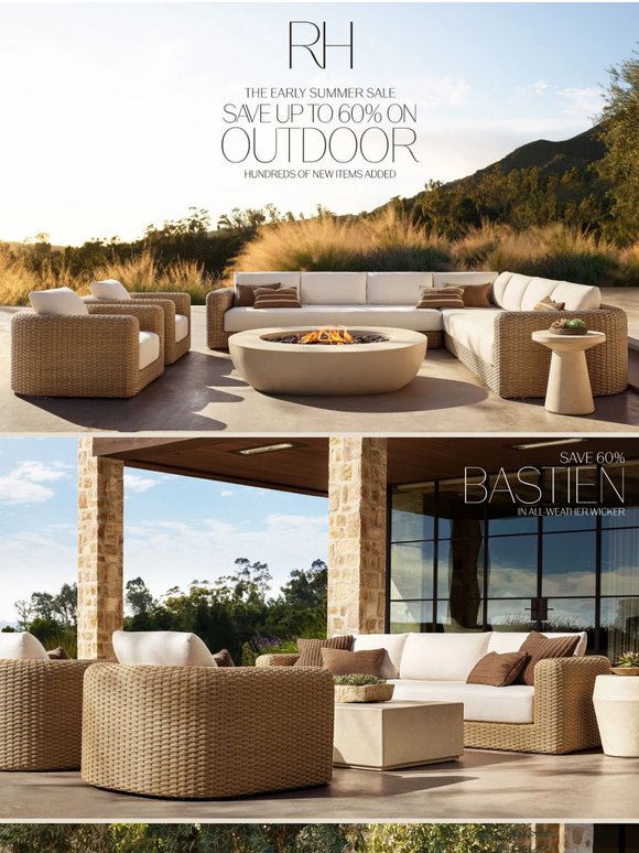Enjoy Up to 60% Off Outdoor Collections
