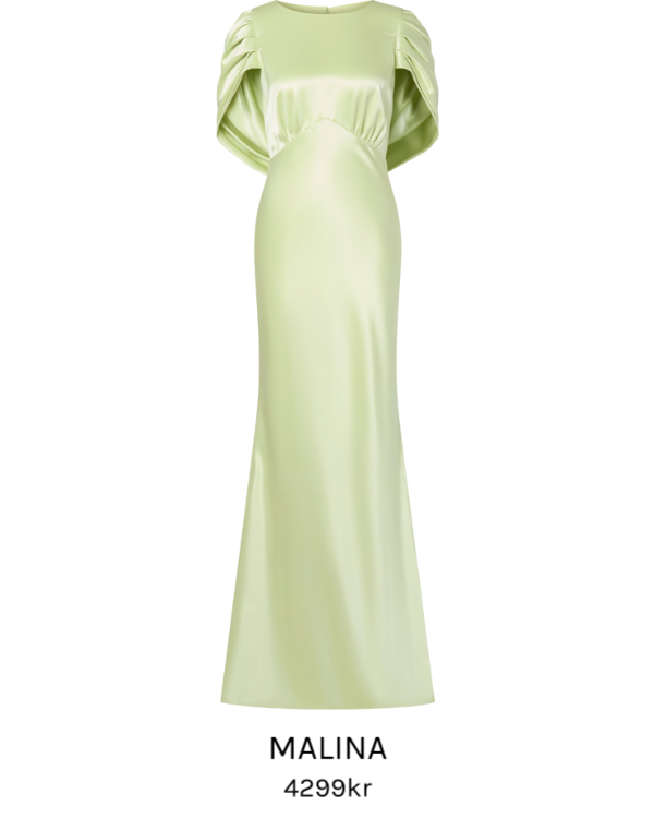 Image of Louise Draped Back Maxi Dress