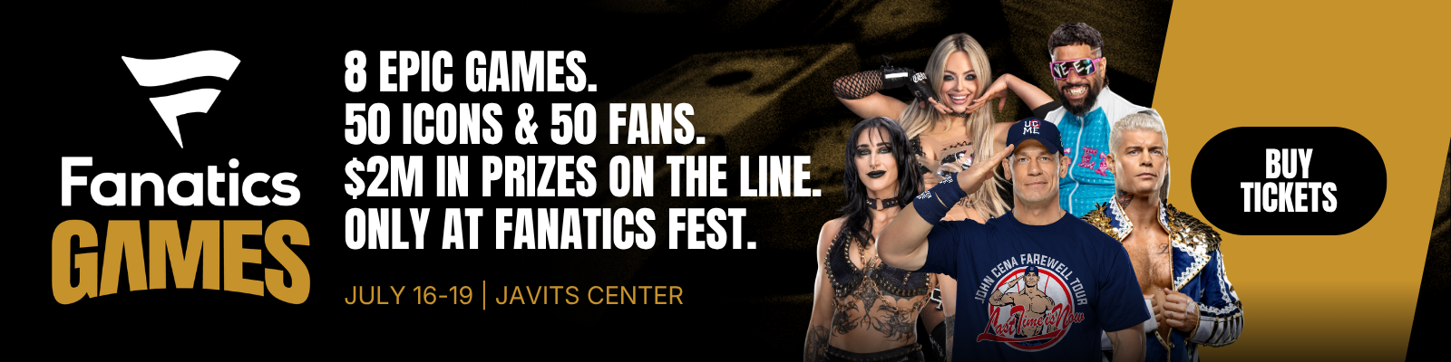 Fanatics Fest tickets on sale now
