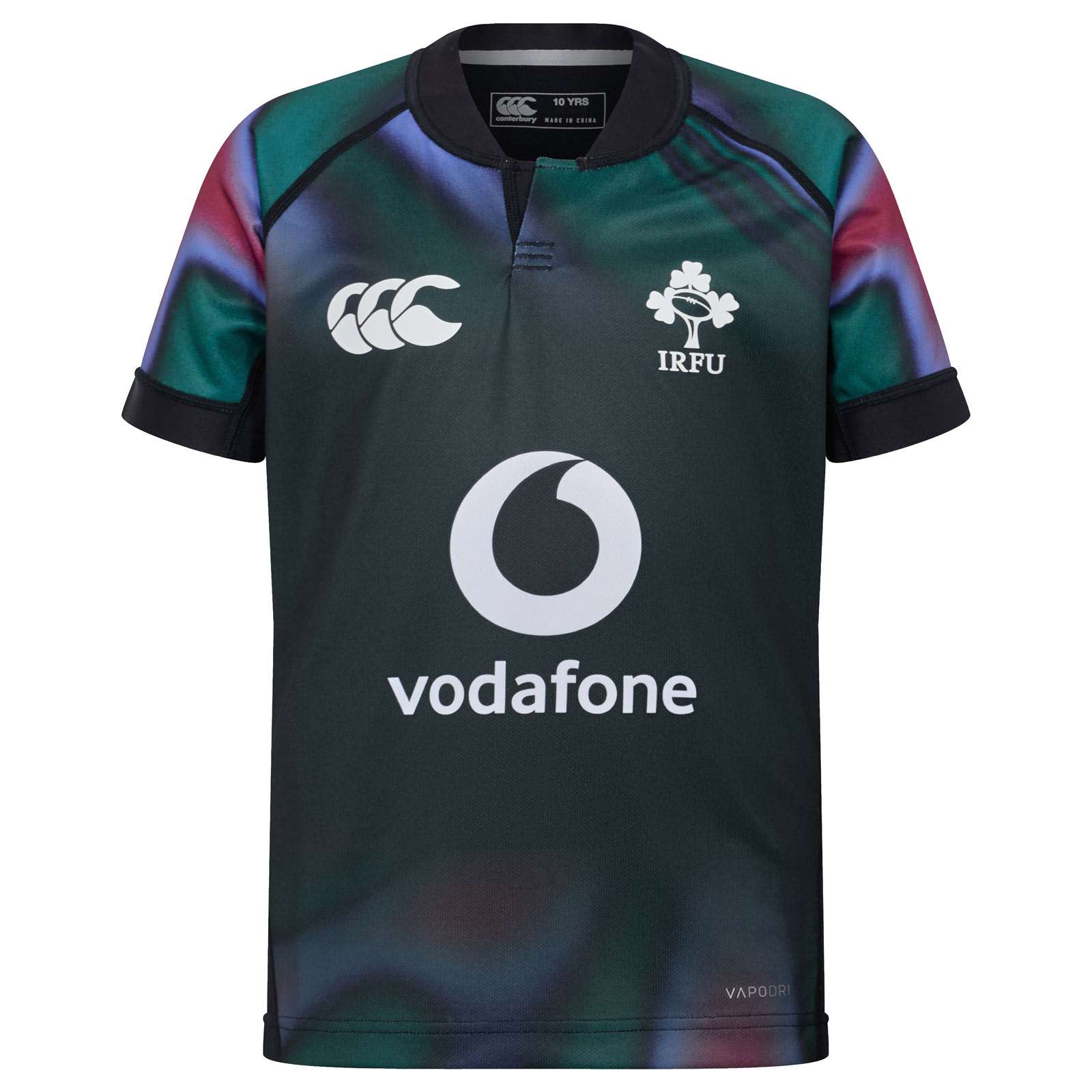 Image of Canterbury IRFU Ireland Rugby 2025/26 Kids Pre-Game Pro Jersey