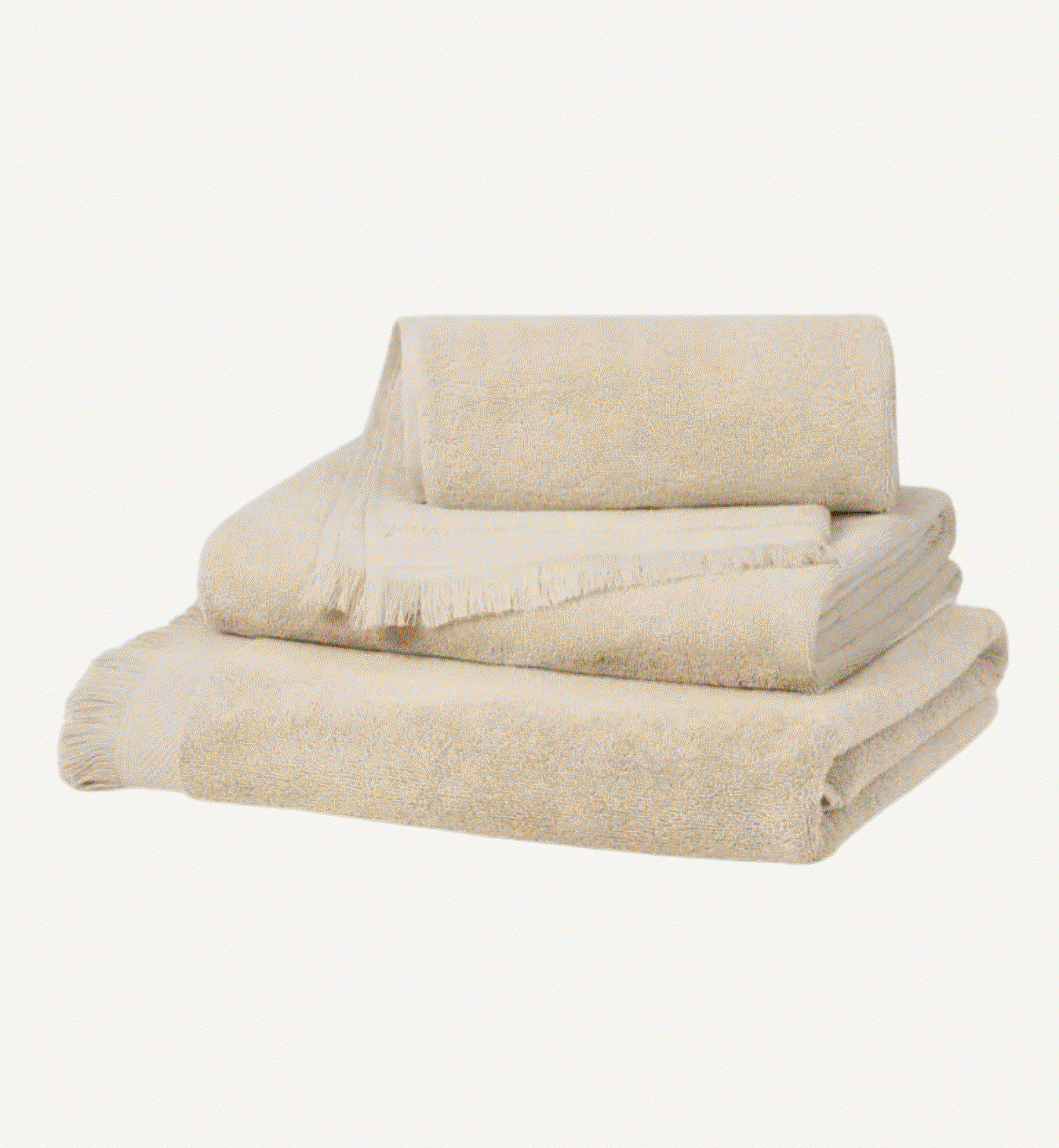 Birch Fringe Edge Cotton Towels