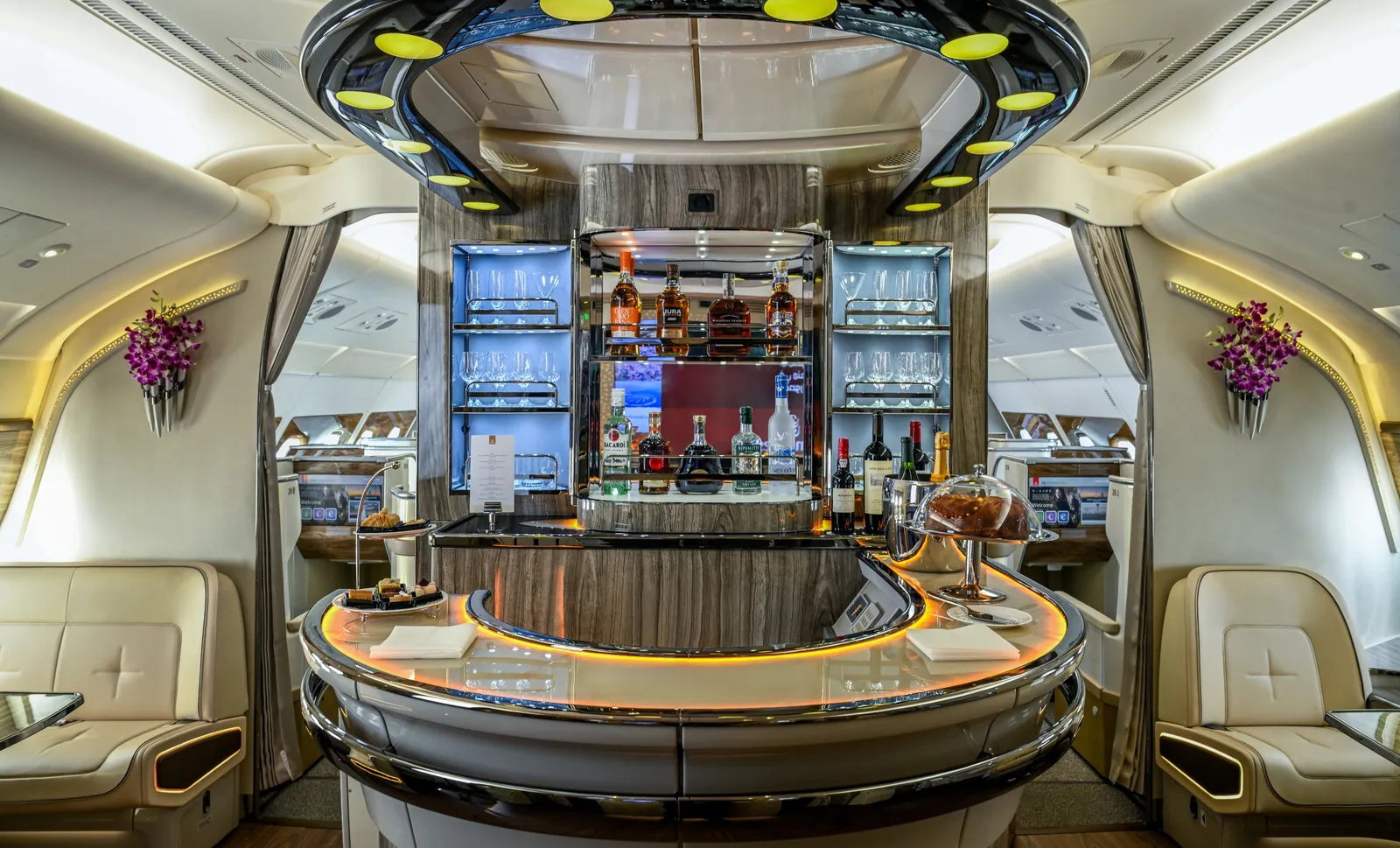 Inside Emirates A380