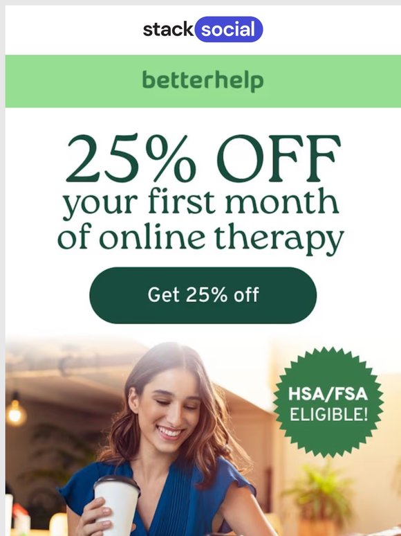 Start Summer As Your Best Self. Enjoy 25% Off Therapy With BetterHelp