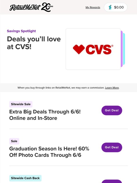 ♥️ CVS: Extra Big Deals Through 6/6 + 18% Cash Back & More!