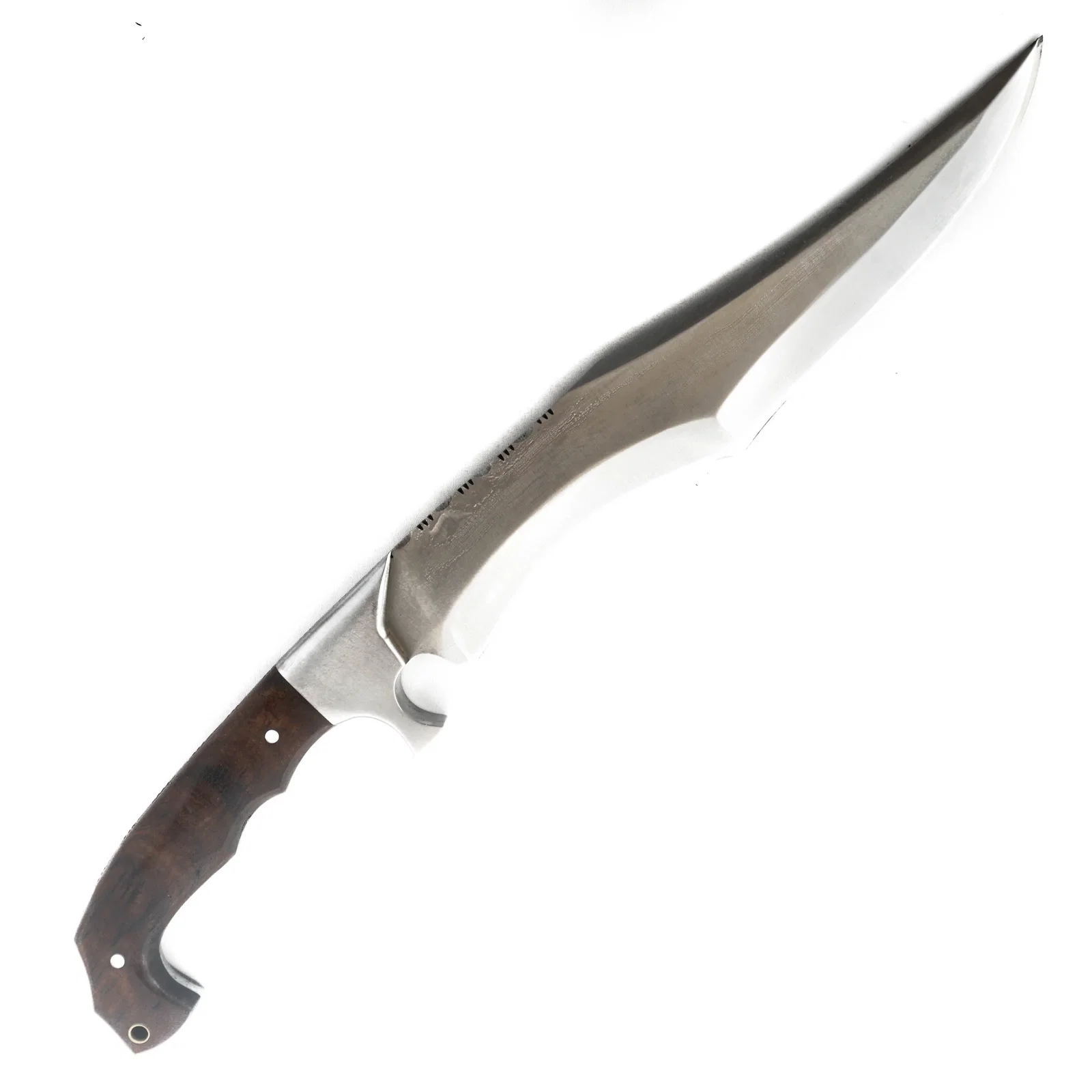 Image of Hunting Knife- D2 Steel with Rosewood Handle- 16"