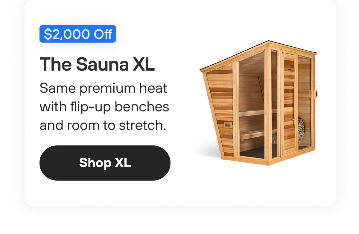 The Sauna XL | Shop XL