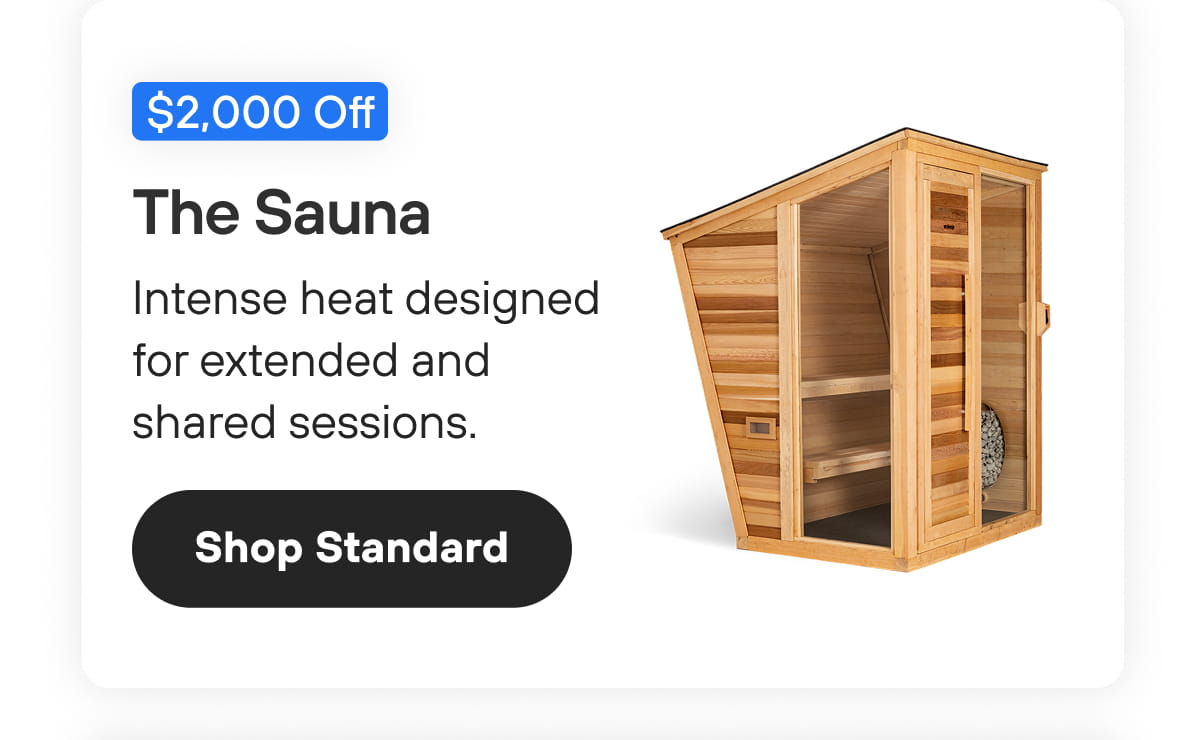 The Sauna | Shop Standard