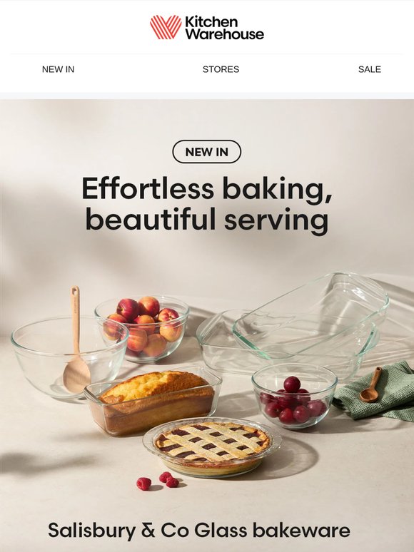 NEW IN: Salisbury & Co Glass Bakeware
