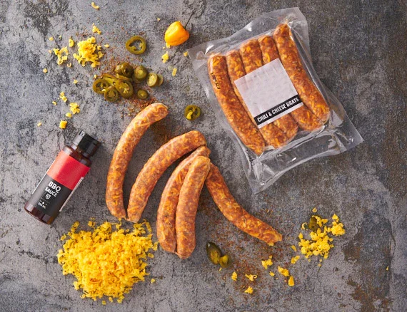 Image of Kreutzers Chili Cheese Brats 5 x 100g TKF