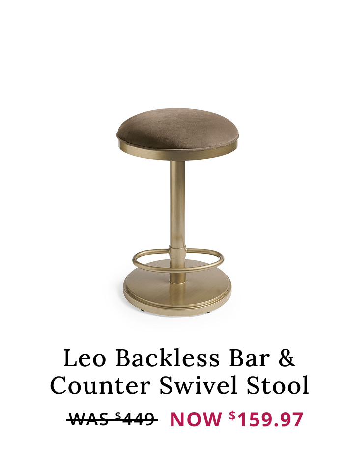 Leo Swivel Stool NOW $159.97