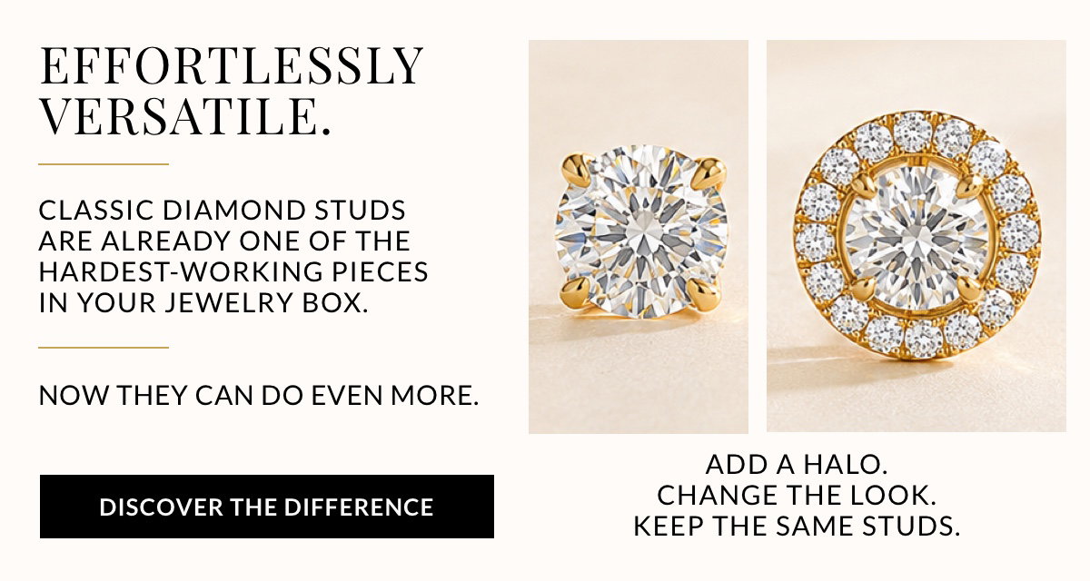 same studs, two looks, effortlessly versatile