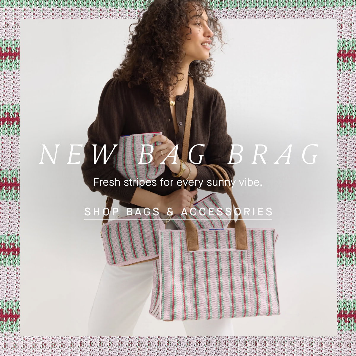 Fresh spring drop! SHOP BAGS