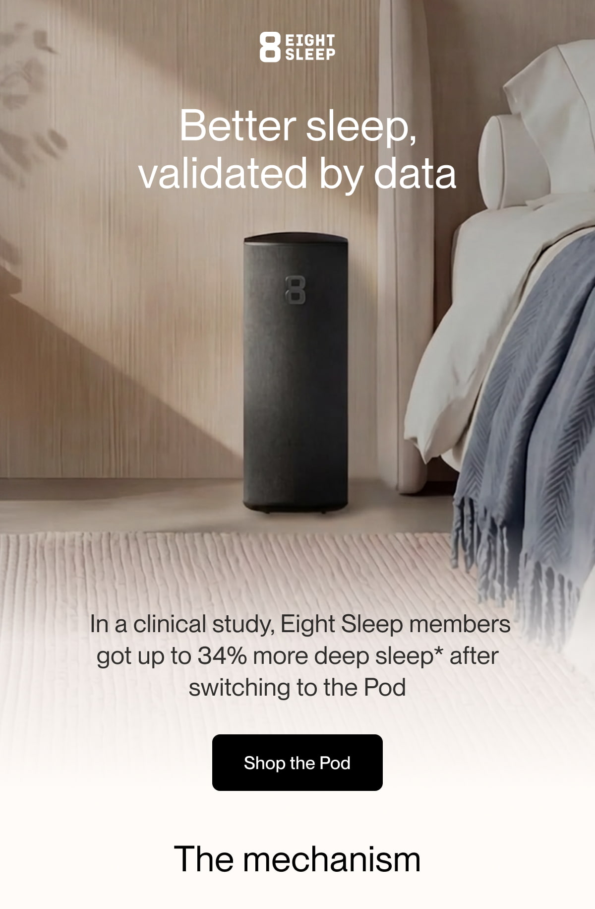 Better sleep, validated by data