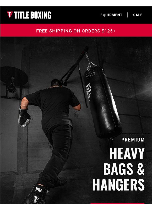Heavy Bags & Stands Ready For Action