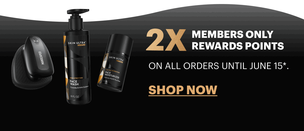 2X Member Only Rewards Points on ALL orders until June 15*