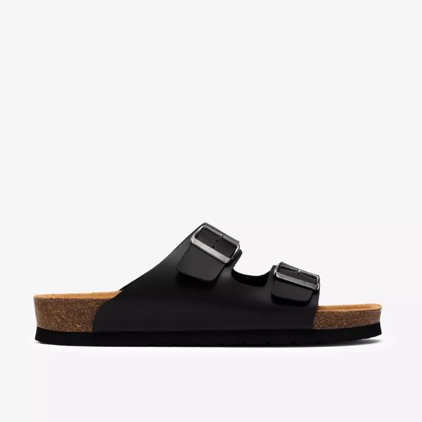 Clarks Sidmouth Strap Black Leather