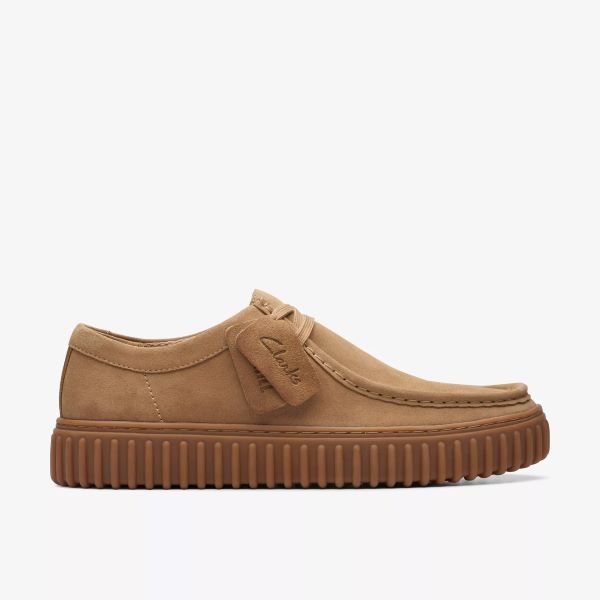 Clarks Torhill Lo Dark Sand Suede