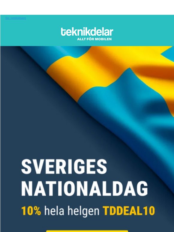 Fira nationaldagen med oss 🎈
