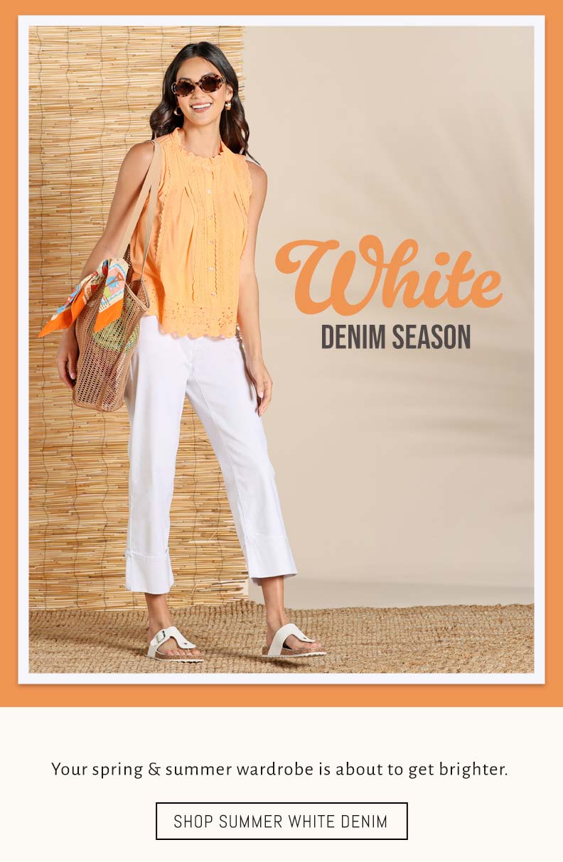 Shop Summer White Denim