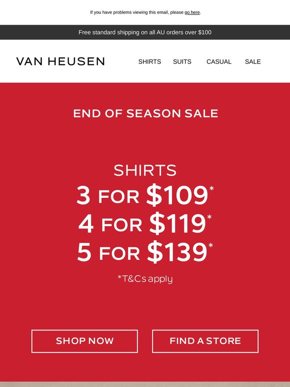 Shirts: Buy More, Save More