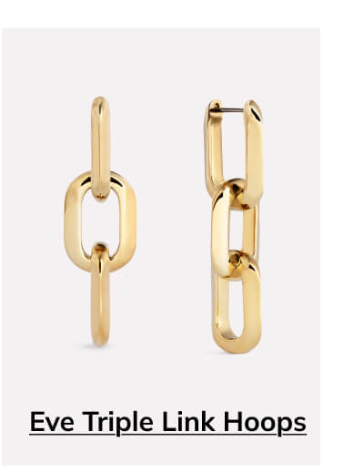 Eve Triple Link Hoops Eve Triple Link Hoops