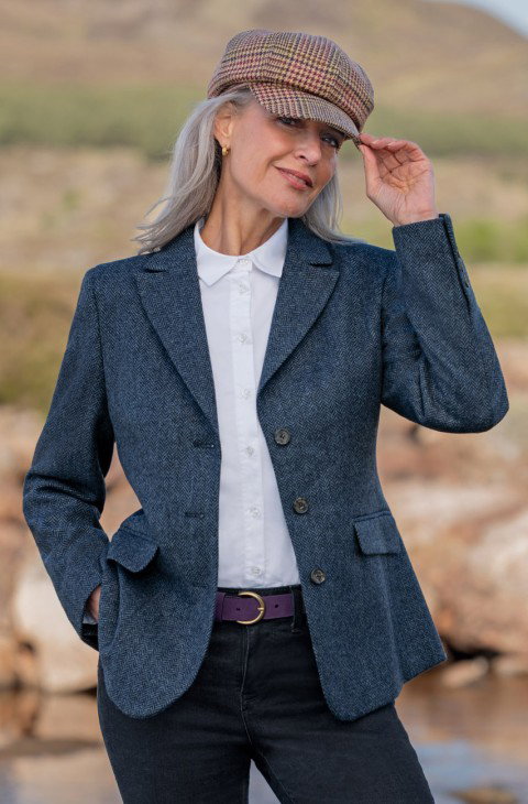 Ladies British Tweed Hacking Jacket