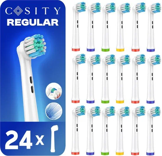 Image of Cosity - 24x Opzetborstels compatibel met Oral-B en Braun
