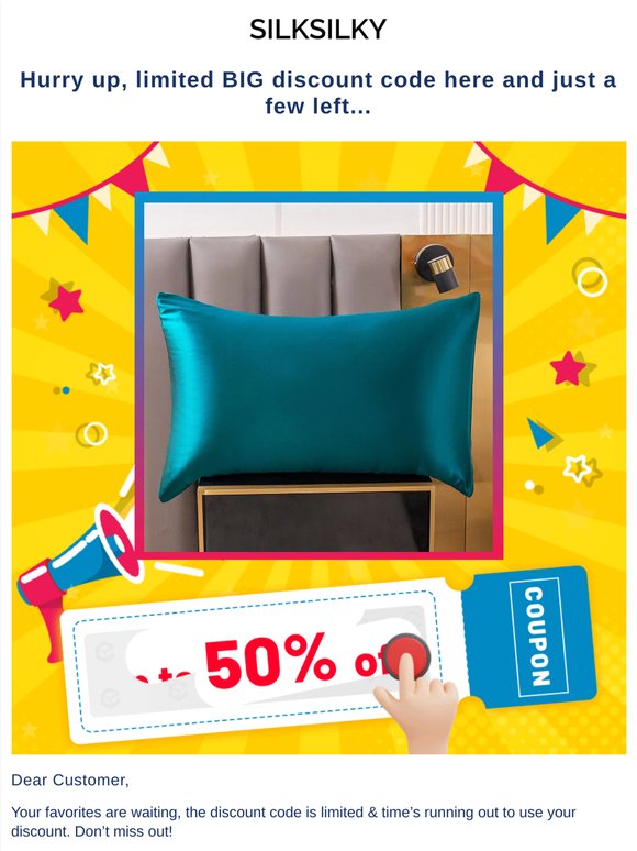Hurry up, limited BIG discount code here and just a few left...