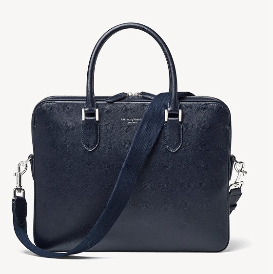 Slim Leather Briefcase