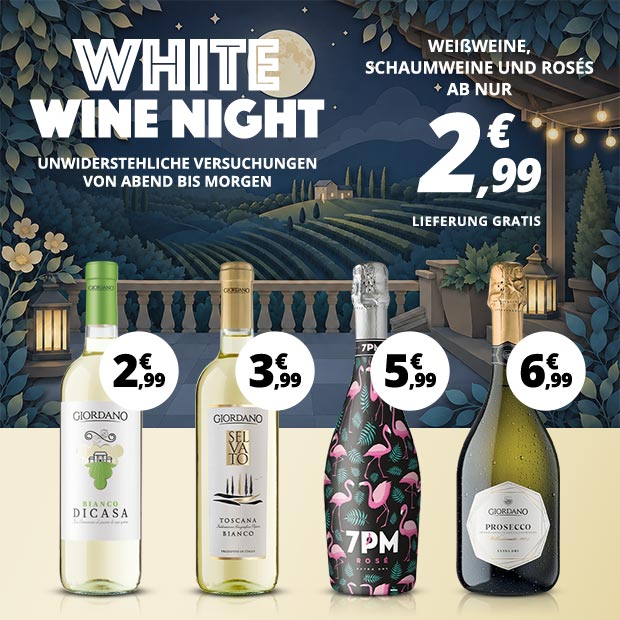 White Wine Night: schon ab nur 2,99 €