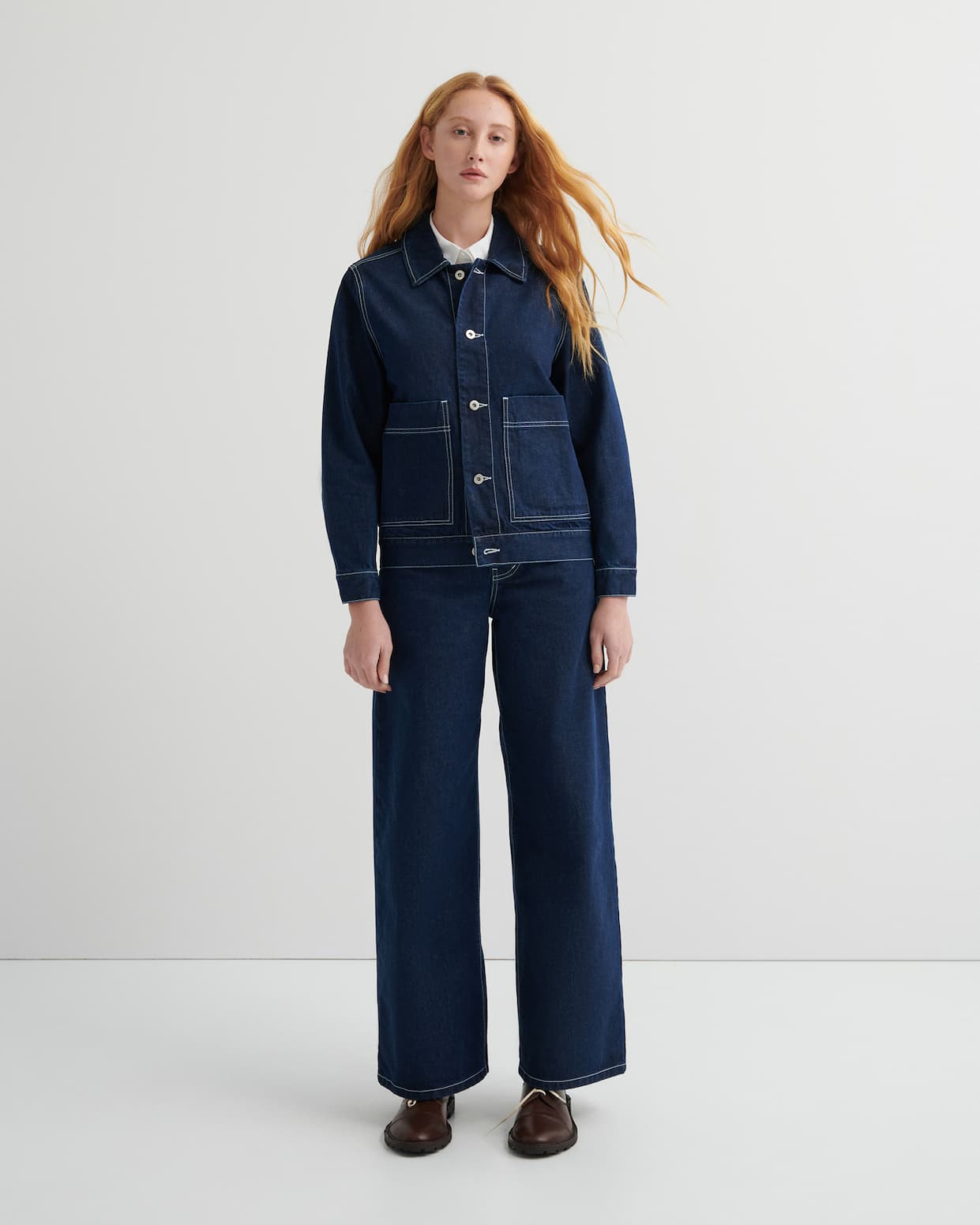 Worker Jacket and Sailor Jeans Indigo