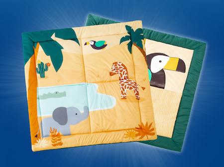 Patchwork Playmat - Jungle
