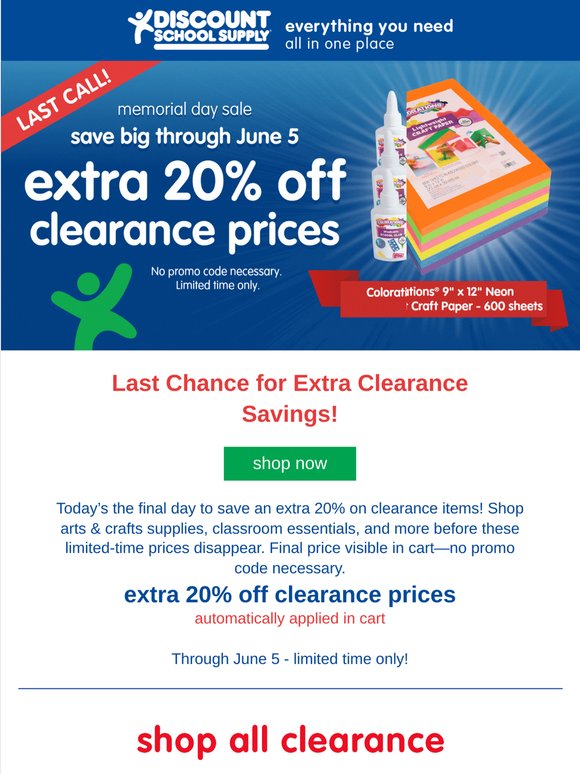 Final hours for Memorial Day savings!