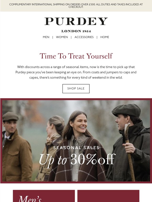 The Purdey Summer Sale