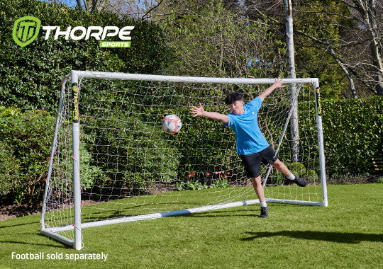 12ft x 6ft Thorpe Sports Pro Football Goal