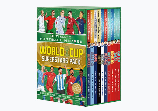 Ultimate Football Heroes World Cup Superstars 10 Books Box Set Collection
