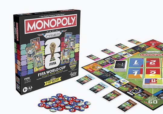 Monopoly Panini Prizm: FIFA World Cup Edition Board Game