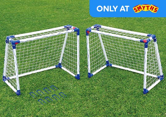 Junior Football Goals Portable Set