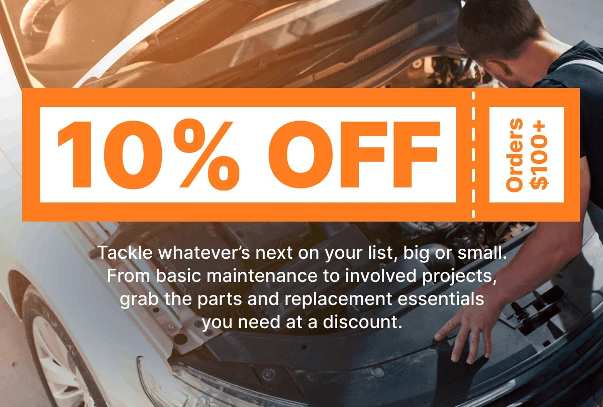 10% OFF Orders $100+