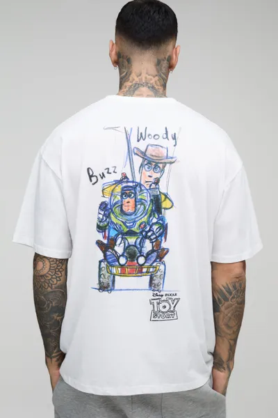 Tall Oversized Disney Toy Story License T-Shirt