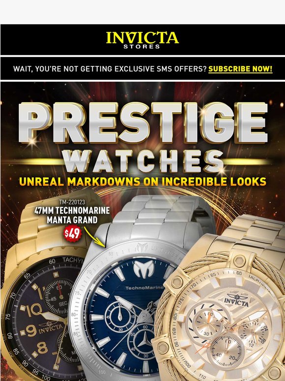 💎THE PRESTIGE DROP💎 POWERFUL SAVINGS AWAIT💸