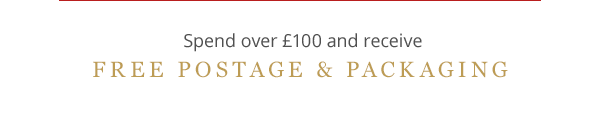 spend over £100 and receive free postage & packagiing