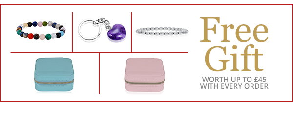 free gift worth up to £45 with every order