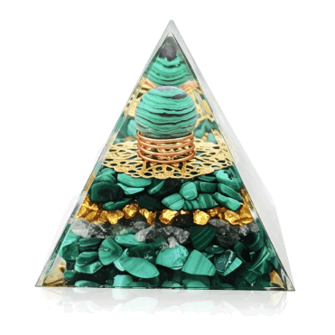 Green Malachite Energy Pyramid