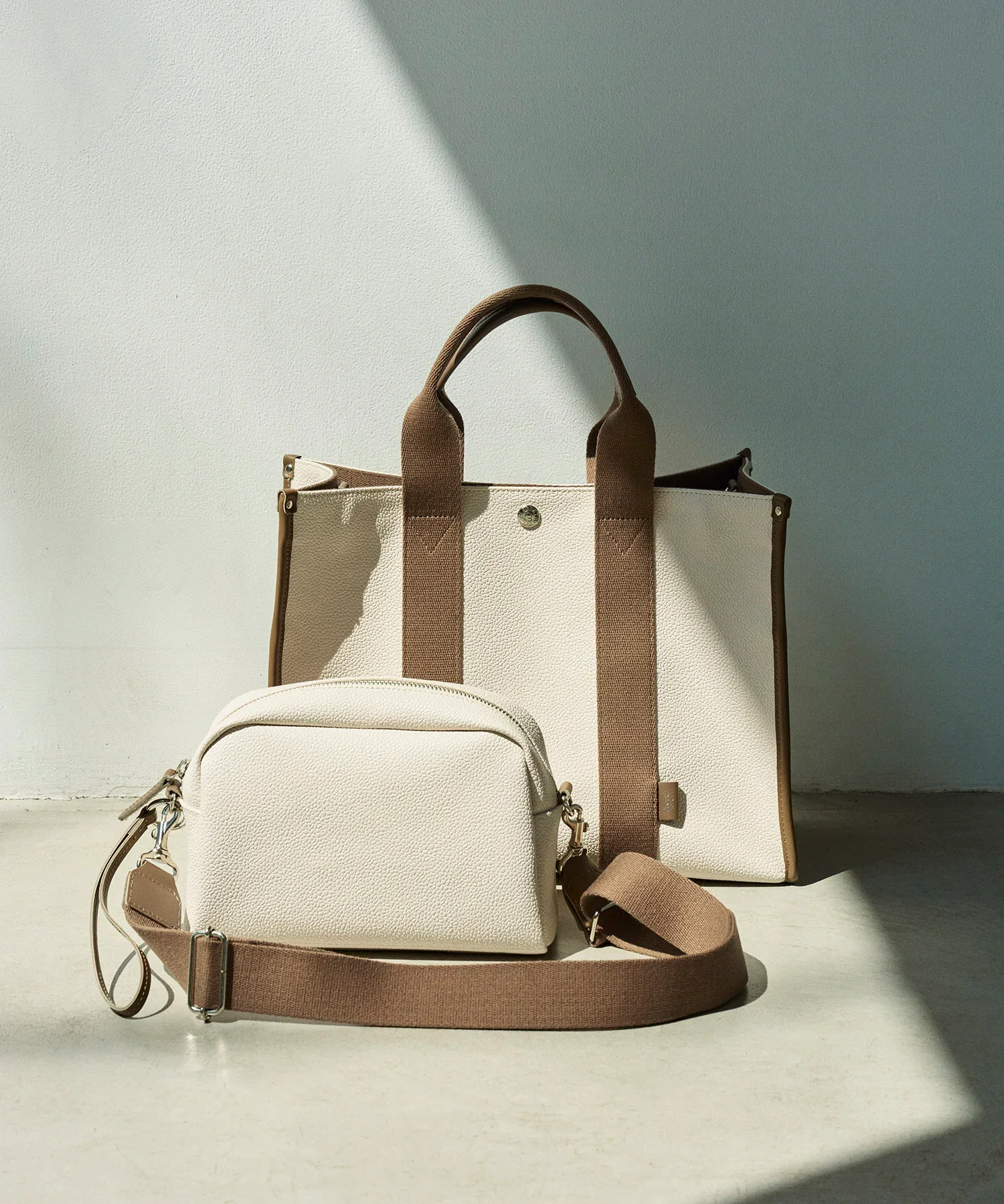 Image of 【東原妙子×TOPKAPI】SCOTCH GRAIN スコッチグレイン トート＆ショルダーバッグセット