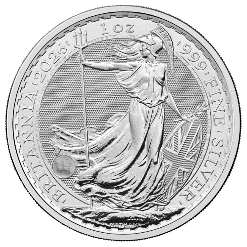 Image of 2026 1 oz Silver Britannia Coin BU