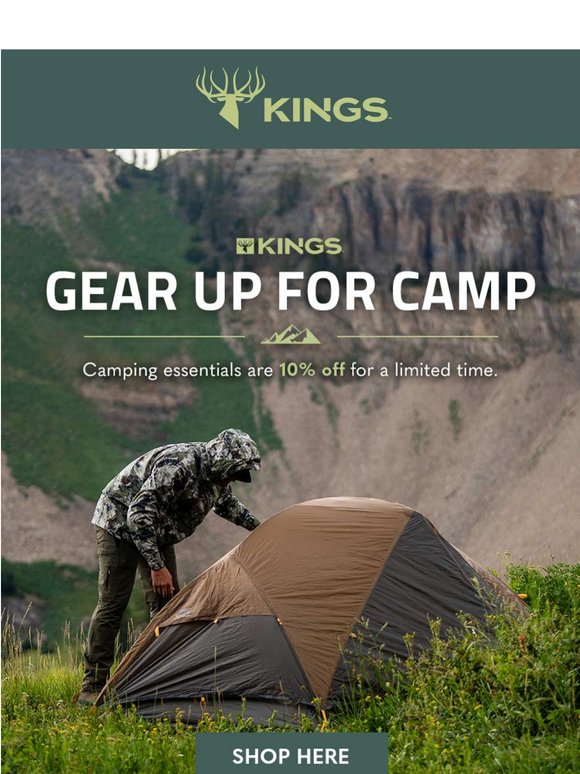 Gear Up for Camping and Scouting Season