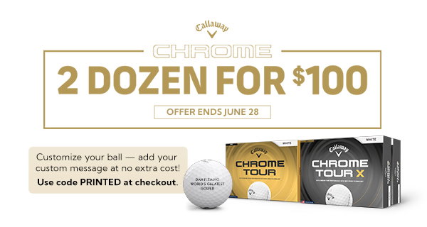 Callaway Chrome Family Double Dozen Golf Balls 2 For $100