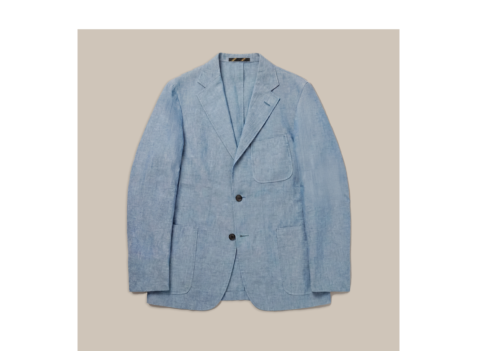 Shop Clarke Linen Chambray Unconstructed Blazer