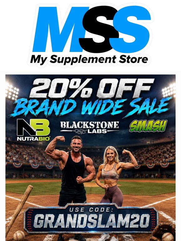 Step Up to the Plate & Save 20% This Weekend ⚾